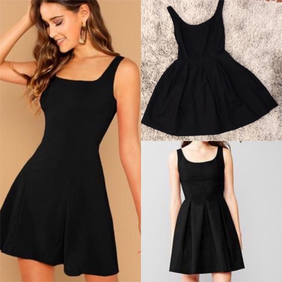 GAP Dresses & Skirts - Black GAP Pleated Fit & Flare Dress